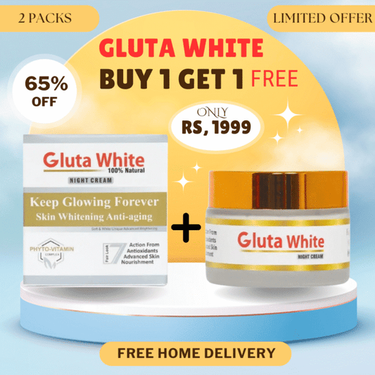 Gluta White Cream for Face Whitening & Brightening ( BUY 1 GET 1 FREE )